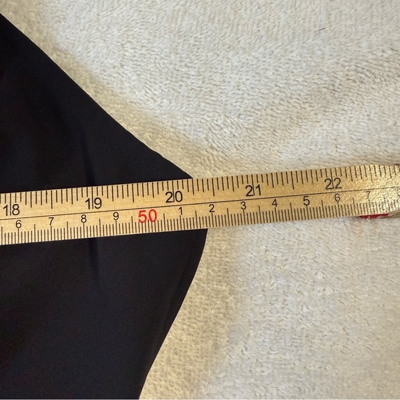 KATE SPADE Black Velvet Trim Bow Tie Neckline Wide Crop Pants Jumpsuit 0 - Picture 11 of 14